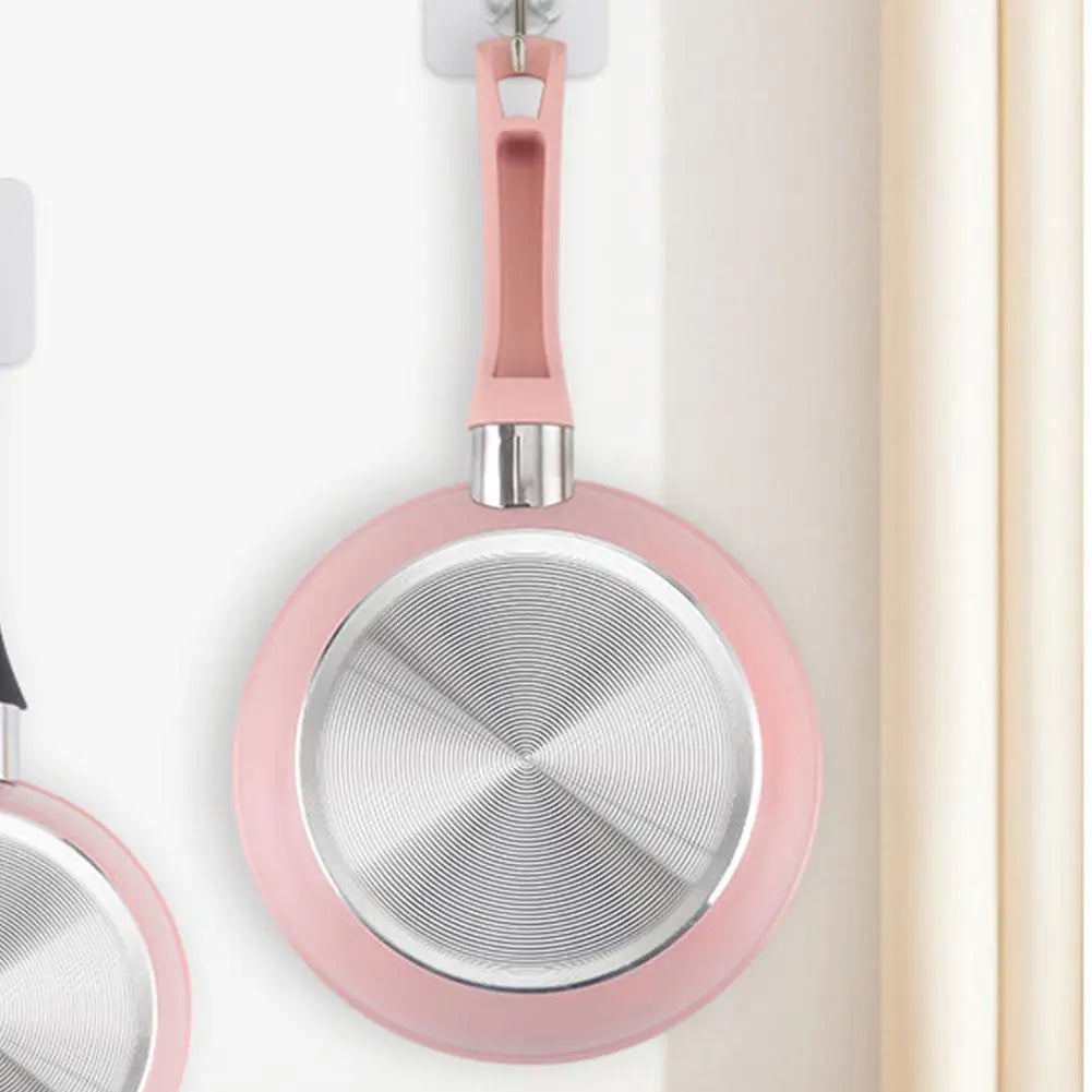 Pink Egg Frying Pan – Marble Non-Stick Small Skillet for Breakfast & Baby Food – Ideal for Eggs & Mini Pancakes