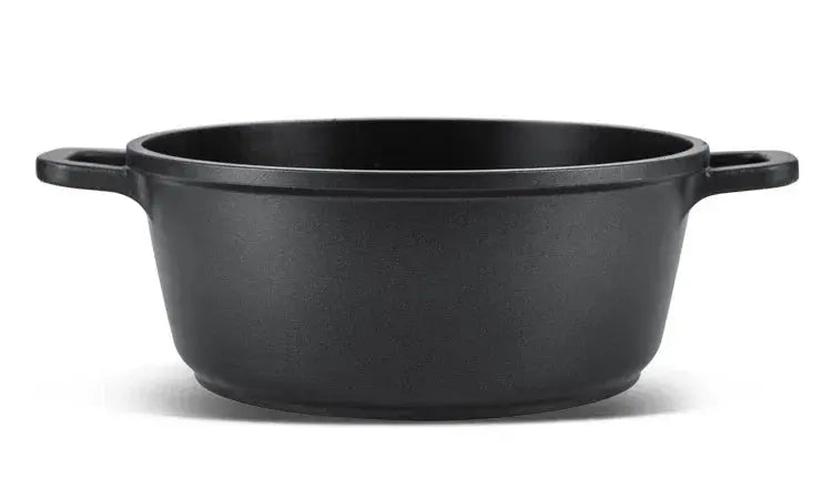 Multi-Function Aluminium Non-Stick Double-Bottom Stock Pot / Soup Pot with Glass Lid – Ideal for Preparing Soups, Stocks, Stews, Boiling, Simmering, Curries & Daily Cooking – Compatible with Induction & Gas Stoves