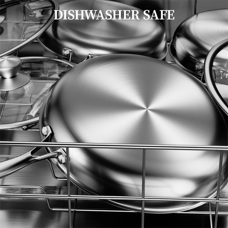 304 Stainless Steel Non-Stick Frying Pan