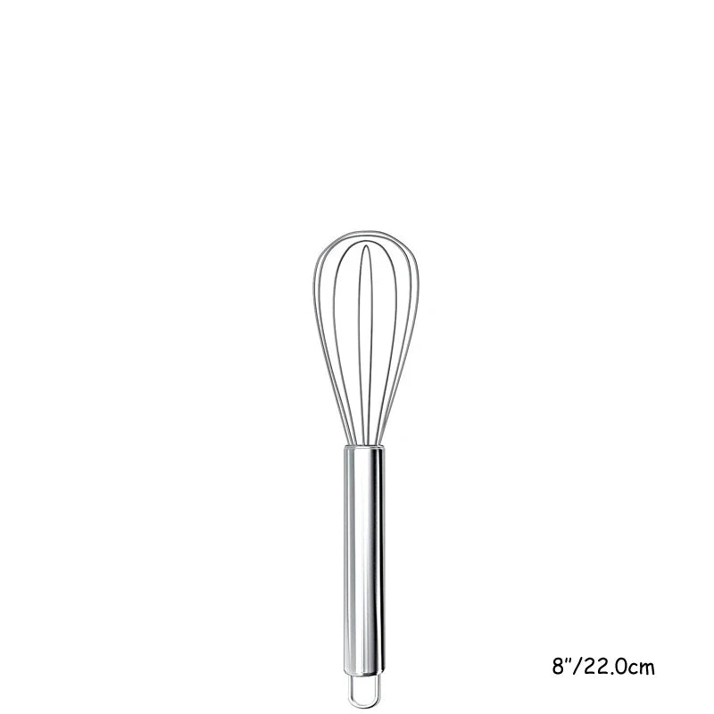 Stainless Steel Balloon Whisk – Wire Egg Whisk & Beater for Eggs, Cream & Milk – Best for Whipping, Mixing & Batters – Available in 8, 10 & 12 Inch or Set of 3
