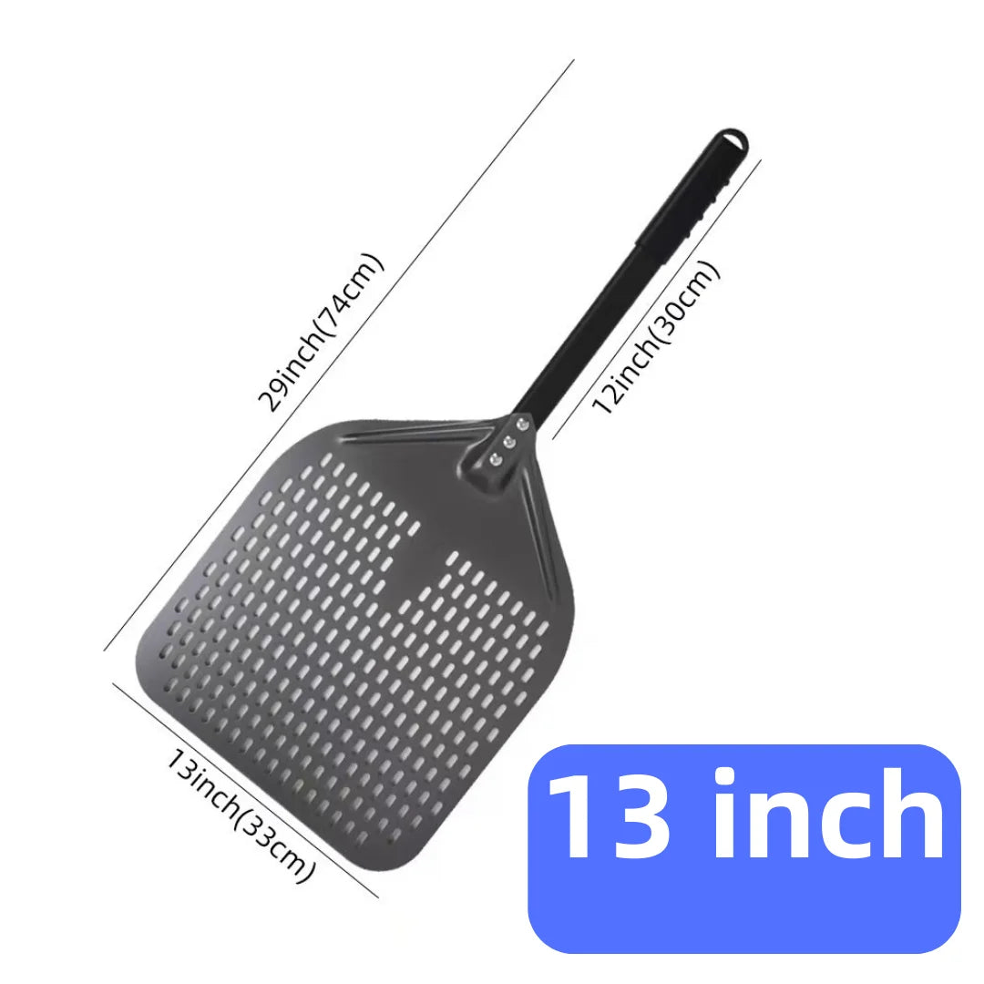Aluminium Pizza Peel & Turning Paddle 13" Pizza Peel — Black