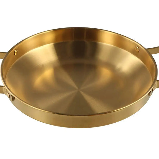Gold-Colored Stainless Steel Noodle Pot – Multipurpose Pot for Versatile Cooking– Available sizes: 22cm, 24cm, 26cm, 28cm, 30cm Gold