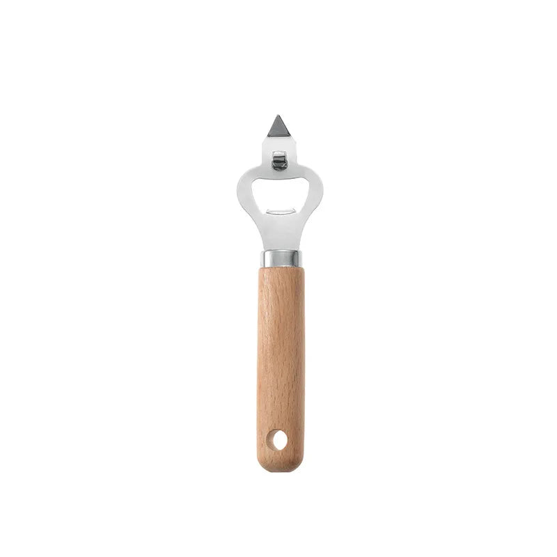 Stainless Steel Kitchen Gadget Set with Wooden Handle 1 piece 5