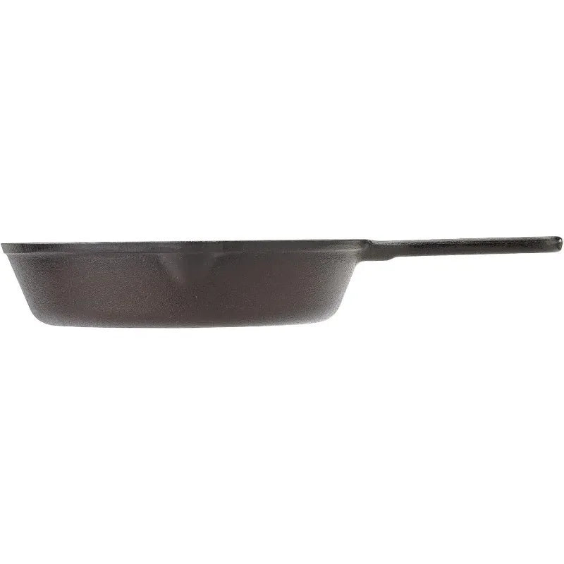 Cast Iron Skillet – Round Egg Pan & Griddle for Indoor & Outdoor Cooking – Best for Eggs, Burgers & Single Portions (16cm)