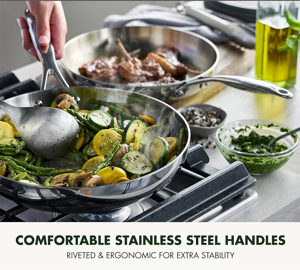 304 Stainless Steel Frying Pan
