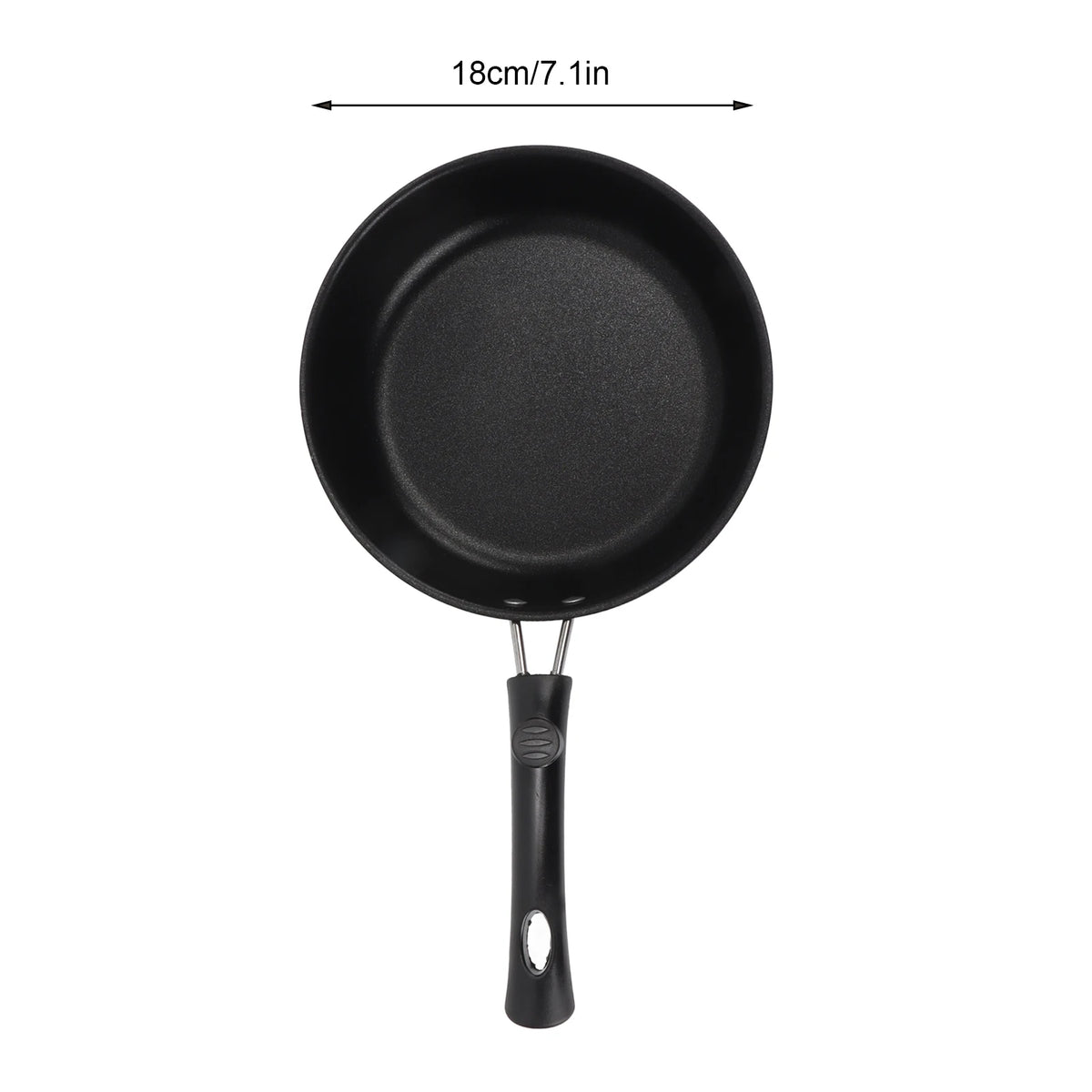 Thickened Stainless Steel Mini Frying Pan – Non-Stick Egg Pan & Small Saucepan for Induction & Gas – Best for Fried Eggs & Omelettes – Available in 12cm to 20cm