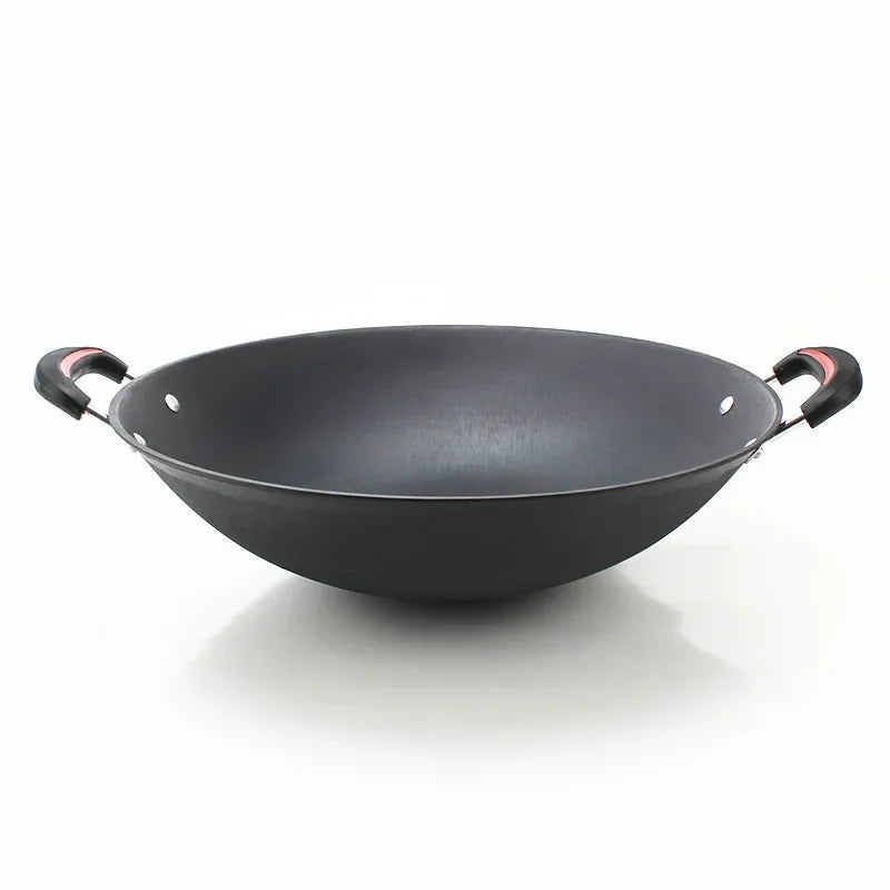 Cast Iron Wok with Double Handles