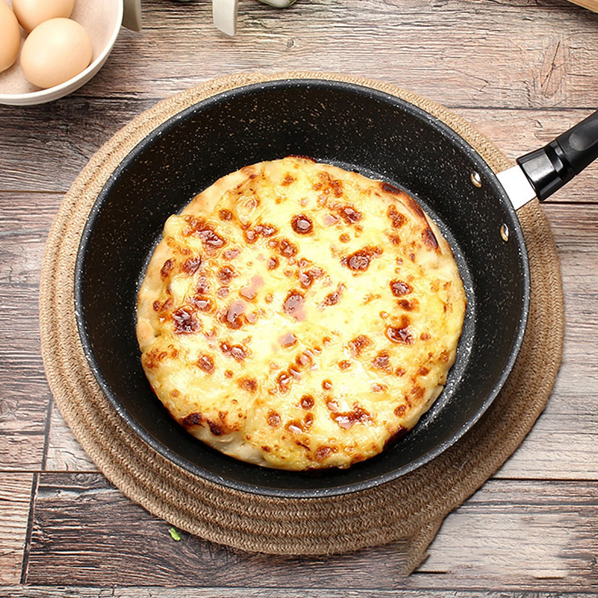 Mini Non-Stick Frying Pan – Thick Cast Iron Omelette Pan with Stone Coating – Perfect for Eggs, Pancakes & Steaks – Available in 12cm, 14cm, 16cm, 18cm & 20cm