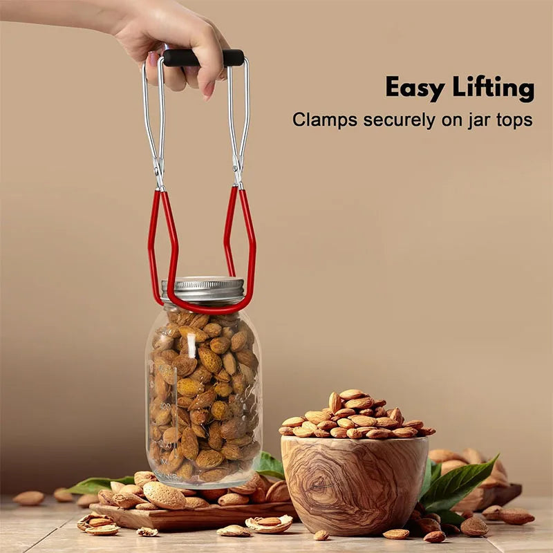 Stainless Steel Canning Essentials Kit – Wide Mouth Canning Funnels & Jar Lifter Tongs – Great for Home Canning, Jam & Preserving – Available in 4, 5 & 6 Pieces