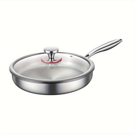 316L Stainless Steel Uncoated Frying Pan