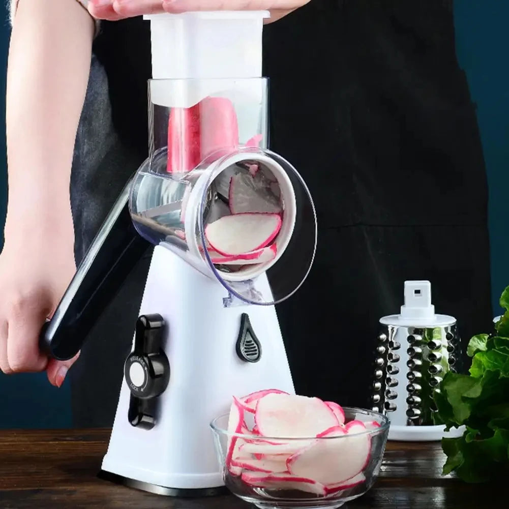 Rotary Cheese Grater with Peeler