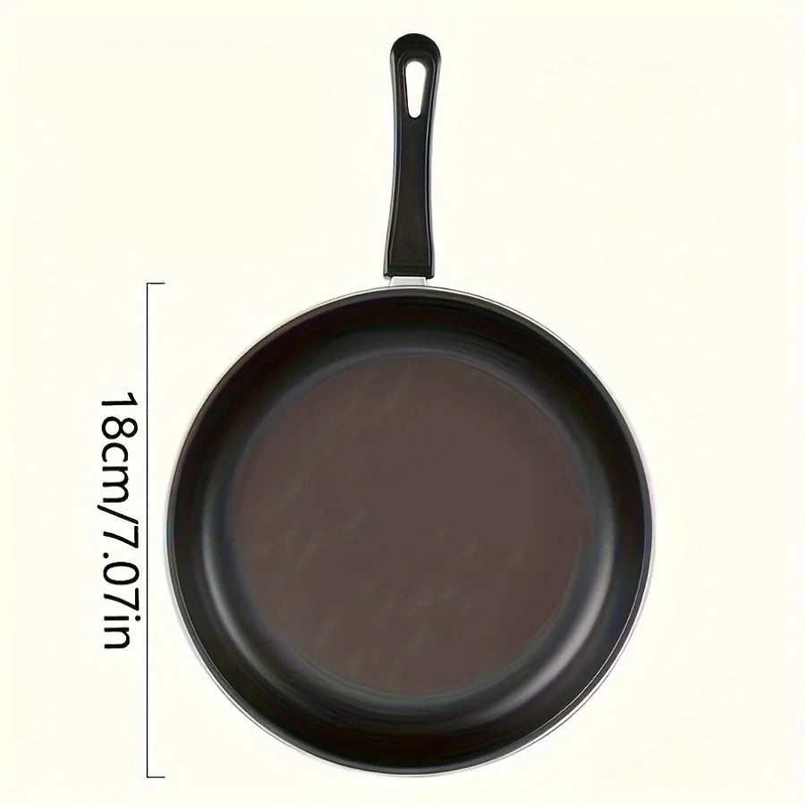 Pre-Seasoned Cast Iron Skillet – 18cm Non-Stick Frying Pan for Steak, Eggs, Roasting & More – Compatible with Induction and Gas Stoves