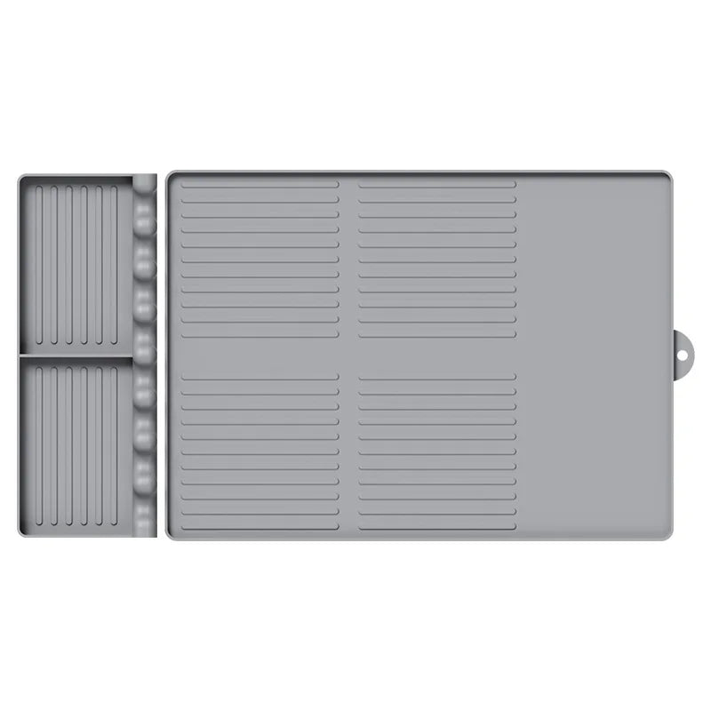 Heat Resistant Silicone Griddle Tool Mat – Grill Side Shelf Mat & BBQ Utensil Rest – Great for Flat Top Griddles & Outdoor Cooking