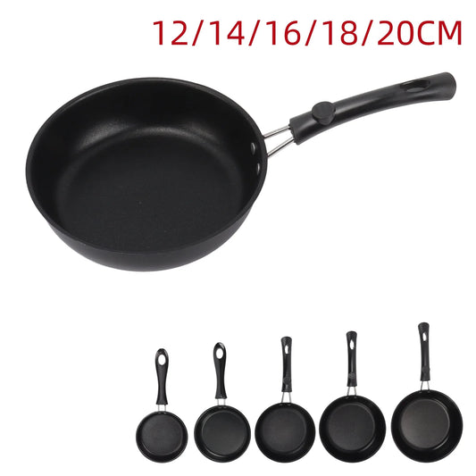 Thickened Stainless Steel Mini Frying Pan – Non-Stick Egg Pan & Small Saucepan for Induction & Gas – Best for Fried Eggs & Omelettes – Available in 12cm to 20cm
