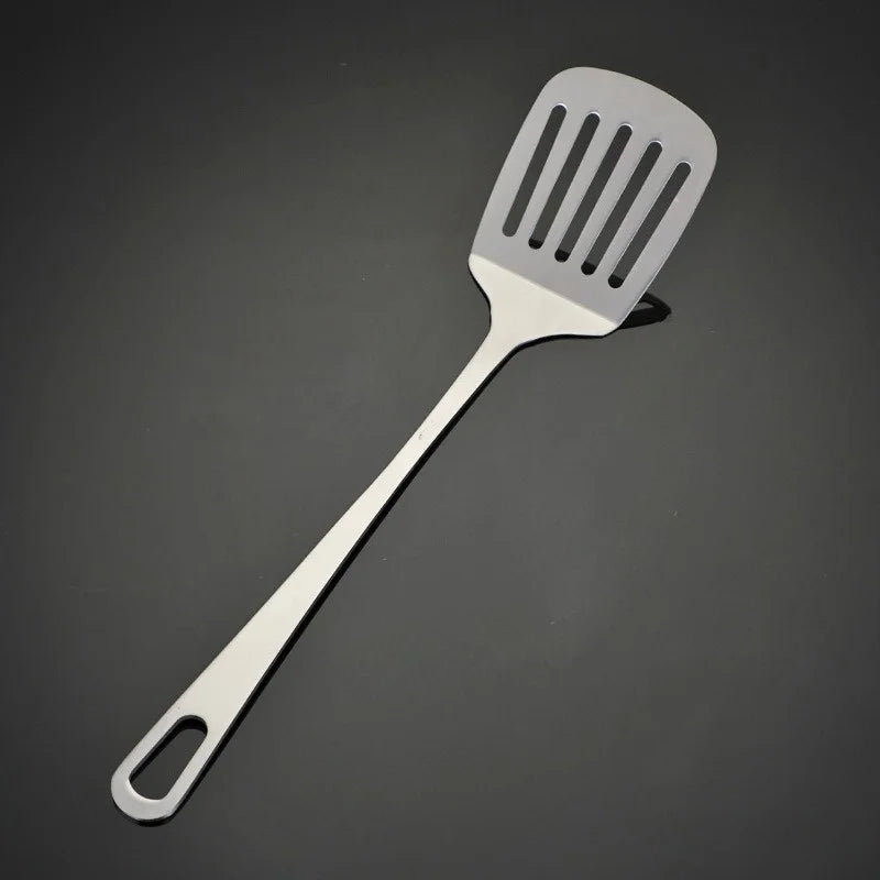 Stainless Steel Spatula Set – Solid & Slotted Metal Turners – Ideal for Fish, Eggs, Burgers & Pancakes – Available as a 2-Piece Set or Single
