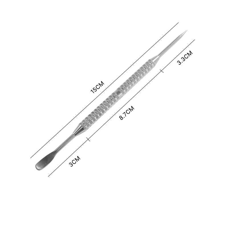 Stainless Steel Latte Art Pen with Wooden Handle – Coffee Decorating Needle – Perfect for Cappuccino Art, Hearts & Swirls
