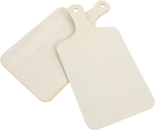 Mini Wooden Serving Board with Handle – Thin Bread Board, Crafting Tray & Placemat – Best for Bread, Snacks & Home Décor (30 x 16cm)