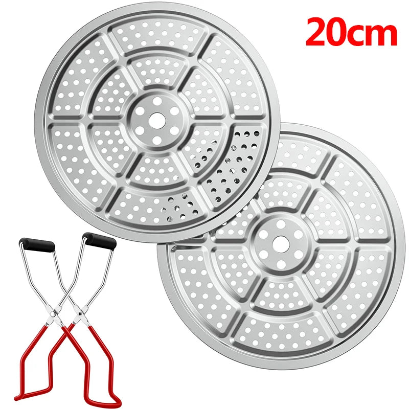 2 Piece Stainless Steel Pressure Canner Racks – Canning Racks for Pressure Cookers & Canners – Best for Canning Jars & Preserving
