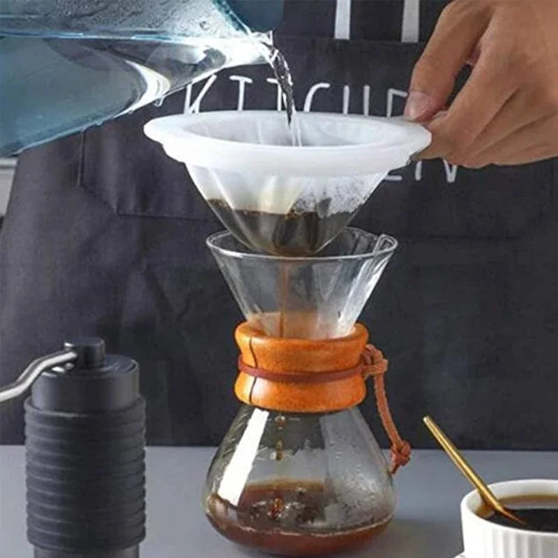 Ultra-Fine Nylon Mesh Strainer Spoon – Washable Filter Sieve for Soy Milk, Juice, Coffee & Tea – Best for Smooth, Pulp-Free Drinks – Available in 100, 200 & 400 Mesh