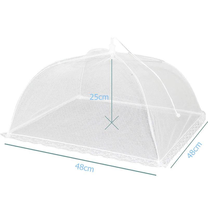Collapsible Mesh Food Cover Tent – Reusable Umbrella Food Net for Plates & Platters – Ideal for Picnics, Garden Parties & Outdoor Dining – Available in Small, Medium, Large & Extra Large
