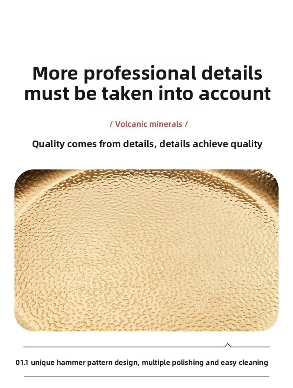 Hammered Stainless Steel Paella Pan