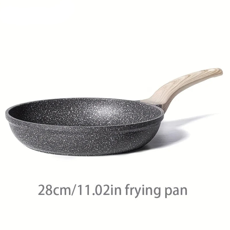 Non-Stick Frying Pan – PFOA-Free Skillet for Eggs, Pancakes, Meat & Everyday Cooking, Induction Compatible, Available in 20cm, 24cm & 28cm Sizes 28cm