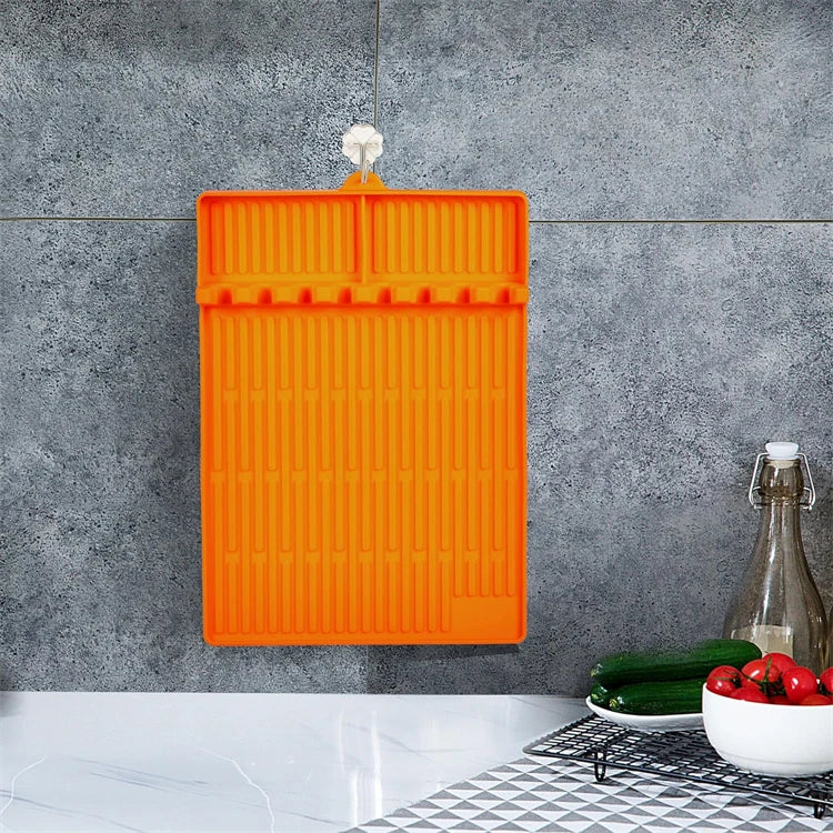 Heat Resistant Silicone Griddle Tool Mat – Grill Side Shelf Mat & BBQ Utensil Rest – Great for Flat Top Griddles & Outdoor Cooking