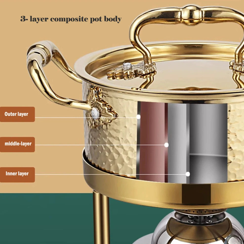 Stainless Steel Pot with Lid