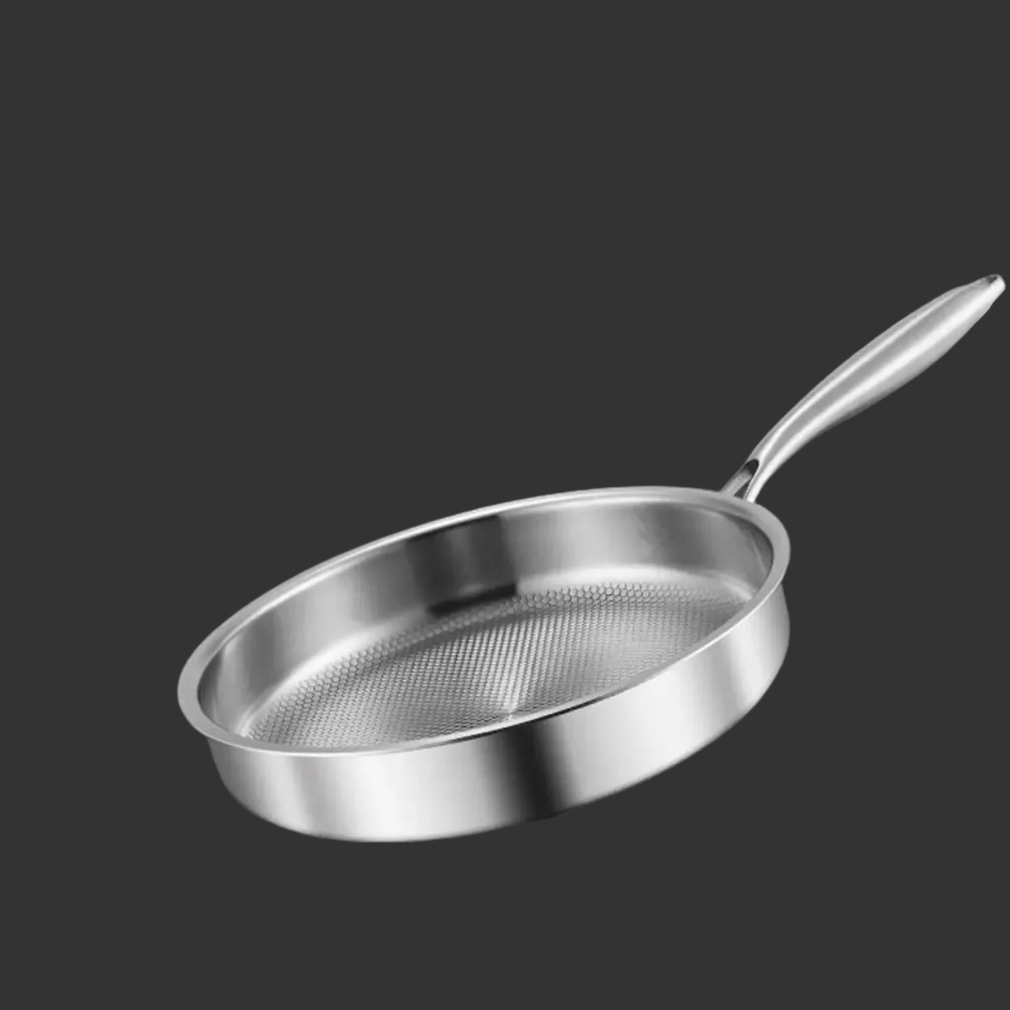 Titanium Alloy Frying Pan with Glass Lid – Scratch Resistant, Detachable Handle, Induction Compatible, Available in 20cm, 22cm, 24cm & 26cm