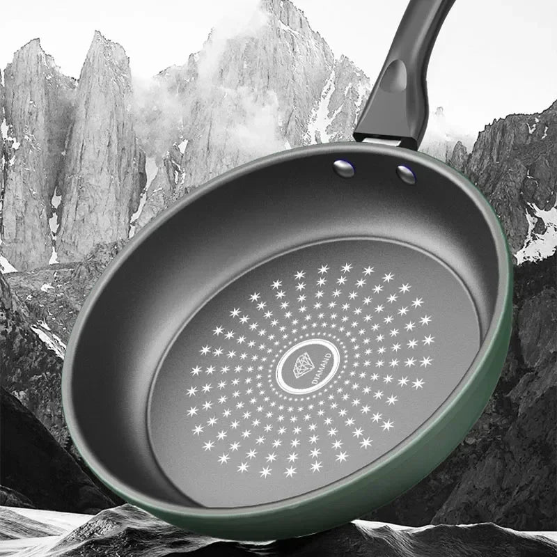 Non-Stick Frying Pan with or without Lid – Low-Smoke Ceramic Coated Skillet for Gas & Induction – Perfect for Eggs, Stir-Fries & Everyday Cooking – Available in 24cm & 26cm