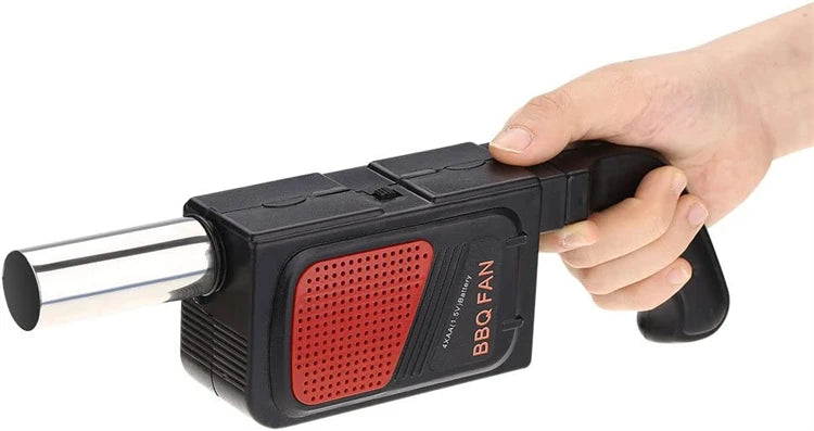 Portable Electric BBQ Air Blower – Handheld Charcoal Grill Fan & Fire Bellows – Ideal for Lighting Barbecues & Campfires