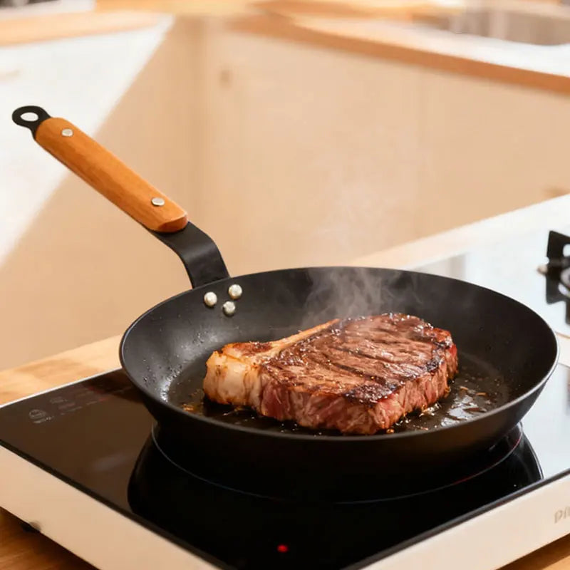 Carbon Steel Hammered Skillet