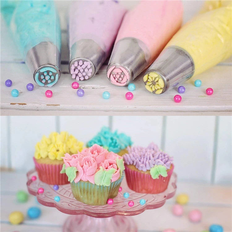Piping Tips Set with Pastry Bag