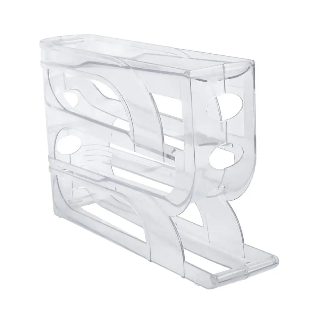 Automatic Rolling Egg Holder for the Fridge – 3 or 4 Tier Egg Storage Rack for 20 to 30 Eggs – Best for Saving Fridge & Worktop Space