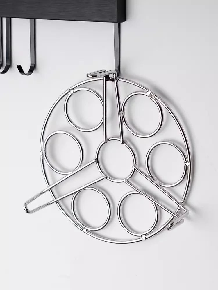 Stainless Steel Egg Steamer Rack Trivet – Pressure Cooker Steaming Holder for Eggs – Great for Boiled Eggs & Steaming Vegetables – Available in Short & Tall