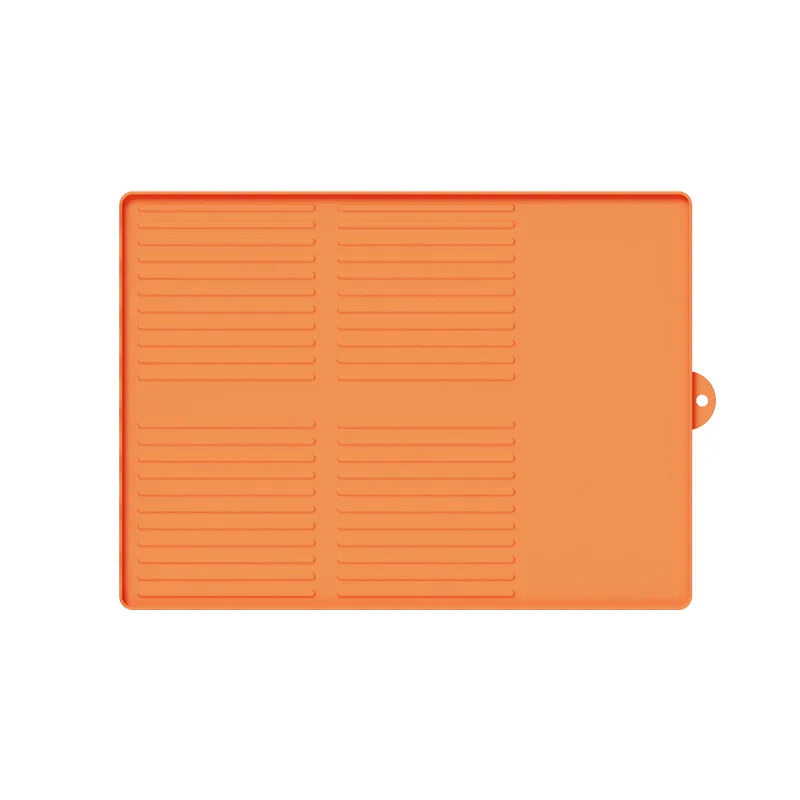 Heat Resistant Silicone Griddle Tool Mat – Grill Side Shelf Mat & BBQ Utensil Rest – Great for Flat Top Griddles & Outdoor Cooking