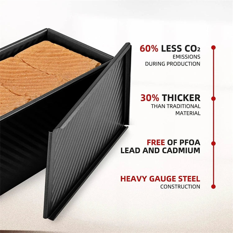 Non-Stick Pullman Loaf Pan with Lid