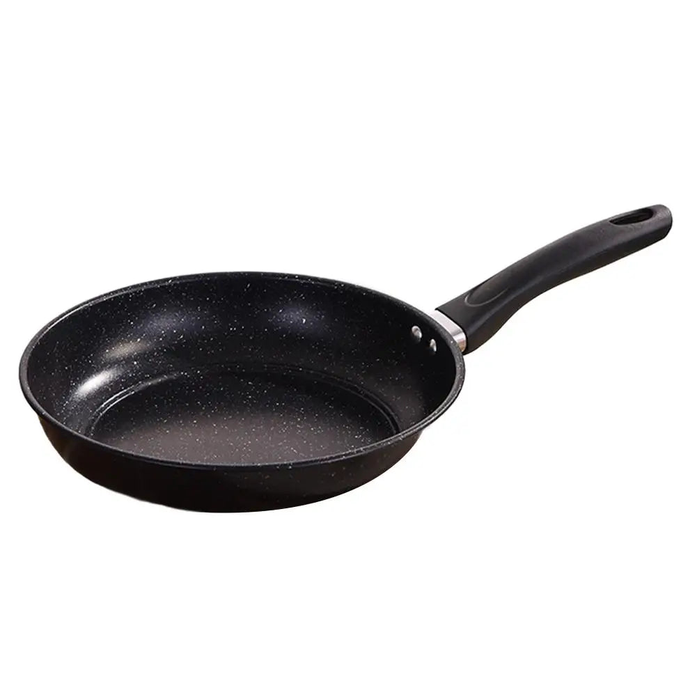 Carbon Steel Non-Stick Frying Pan – Stone-Coated Flat Bottom Skillet – Ideal for Pancakes, Steaks & Quick Breakfasts – Available in 18cm, 20cm, 22cm & 24cm 24cm