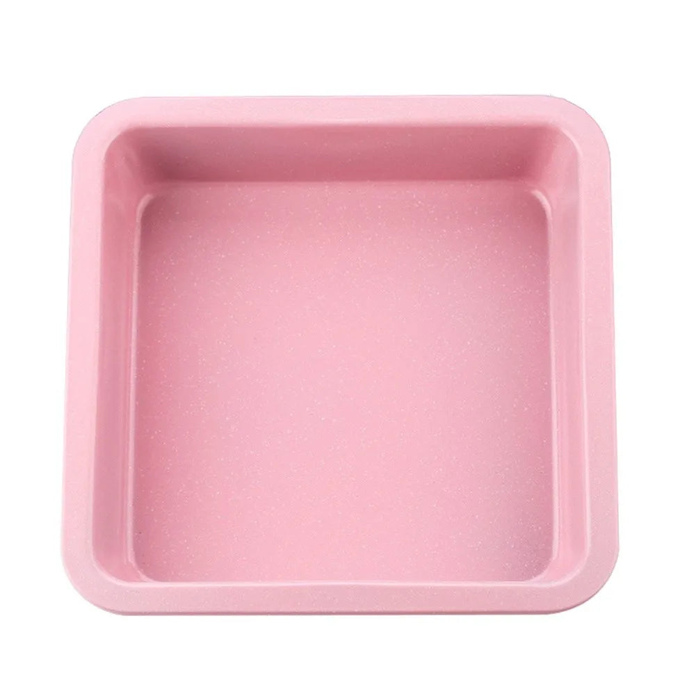 Pink Non-Stick Carbon Steel Baking Pan, Mold & Baking Tray – Available in 5 Different Shapes & Sizes – Heat-Resistant with Rust-Resistant