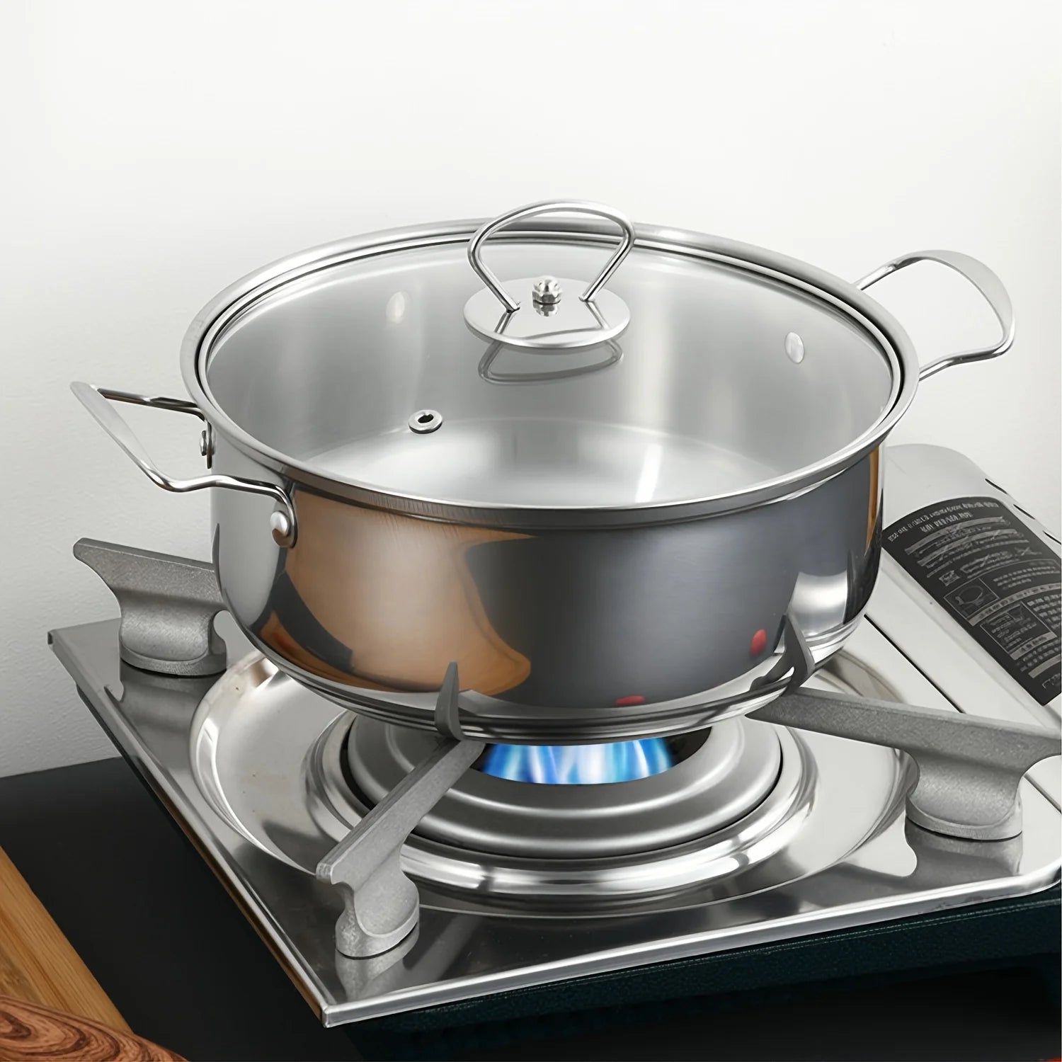 Stainless Steel Soup Pot Set — 6 Piece