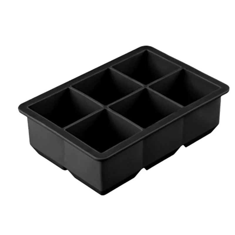 Large Silicone Ice Cube Tray with Lid – Reusable Ice Mould for Big Cubes, Spheres & Diamonds – Ideal for Cold Drinks & Iced Coffee – Available in Square Cube, Sphere & Diamond