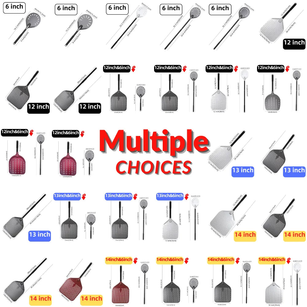 Aluminium Pizza Peel & Turning Paddle