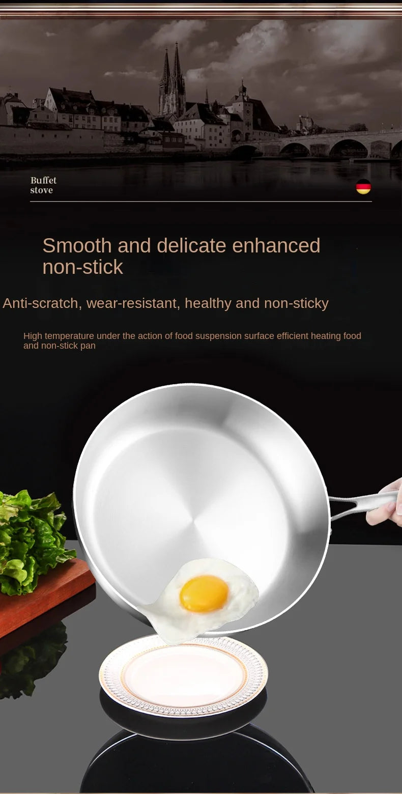 316 Stainless Steel skillet