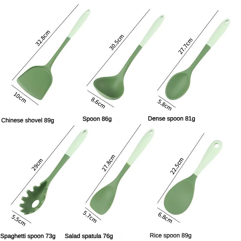 Silicone Kitchen Utensil Set