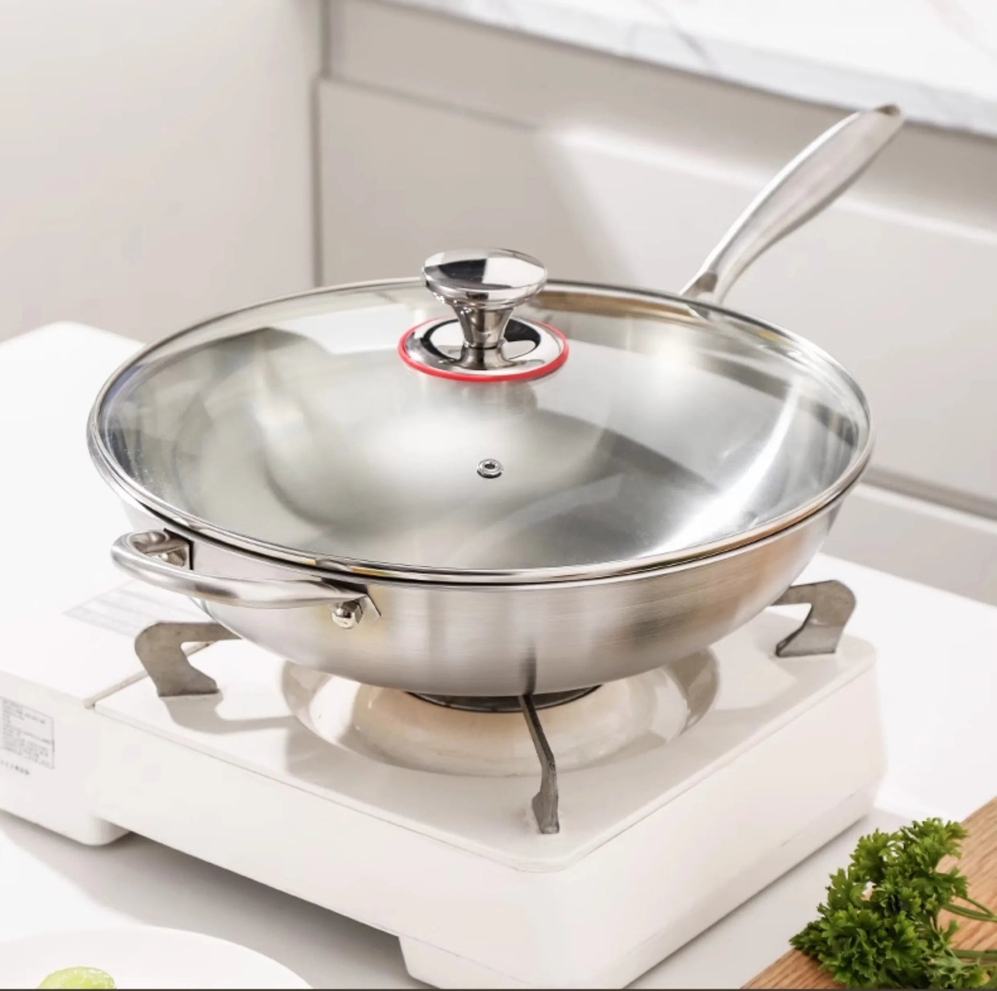 Food-grade 316 Stainless Steel Wok