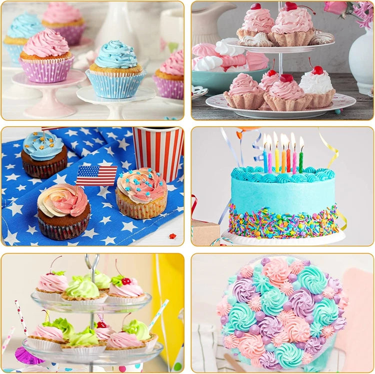 Large Disposable Piping Bags – Thick Icing & Pastry Bags in 16, 18 & 21 Inch – Best for Decorating Cakes, Cupcakes & Cookies