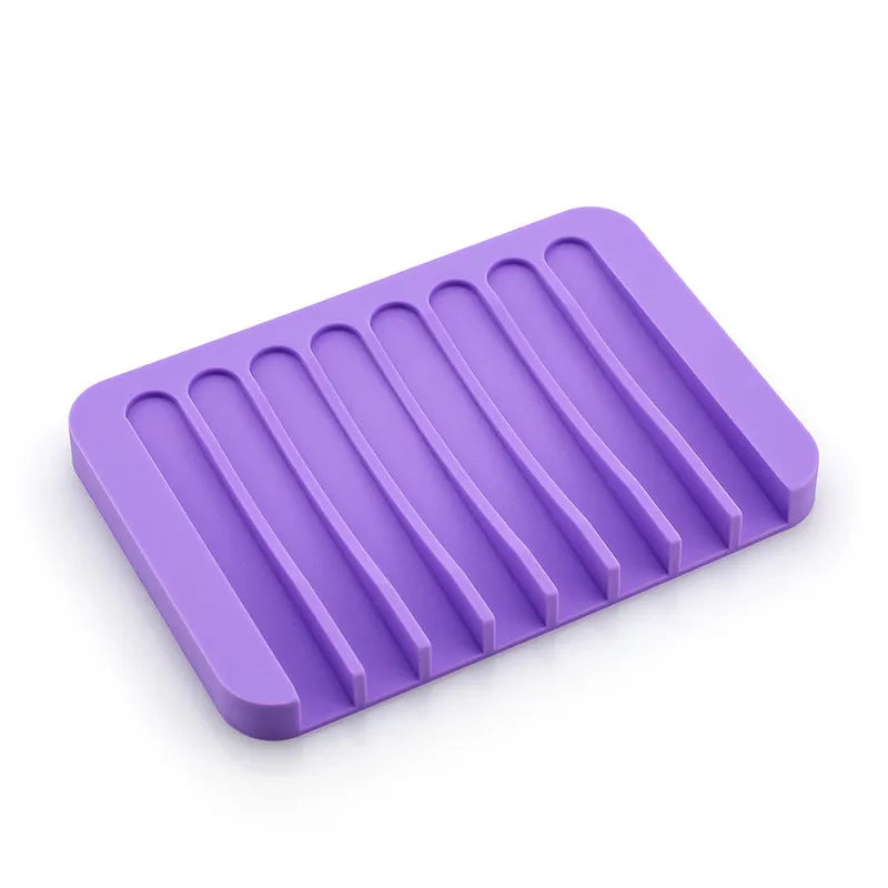 Self Draining Silicone Sponge & Soap Holder – Waterfall Soap Dish Drainer – Ideal for Kitchen Sinks & Bathrooms
