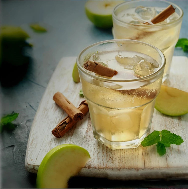 248ml Stackable Square Drinking Glasses – Reusable Glass Tumblers – Ideal for Water, Juice, Milk & Coffee – Available in 1 & 2 Pieces
