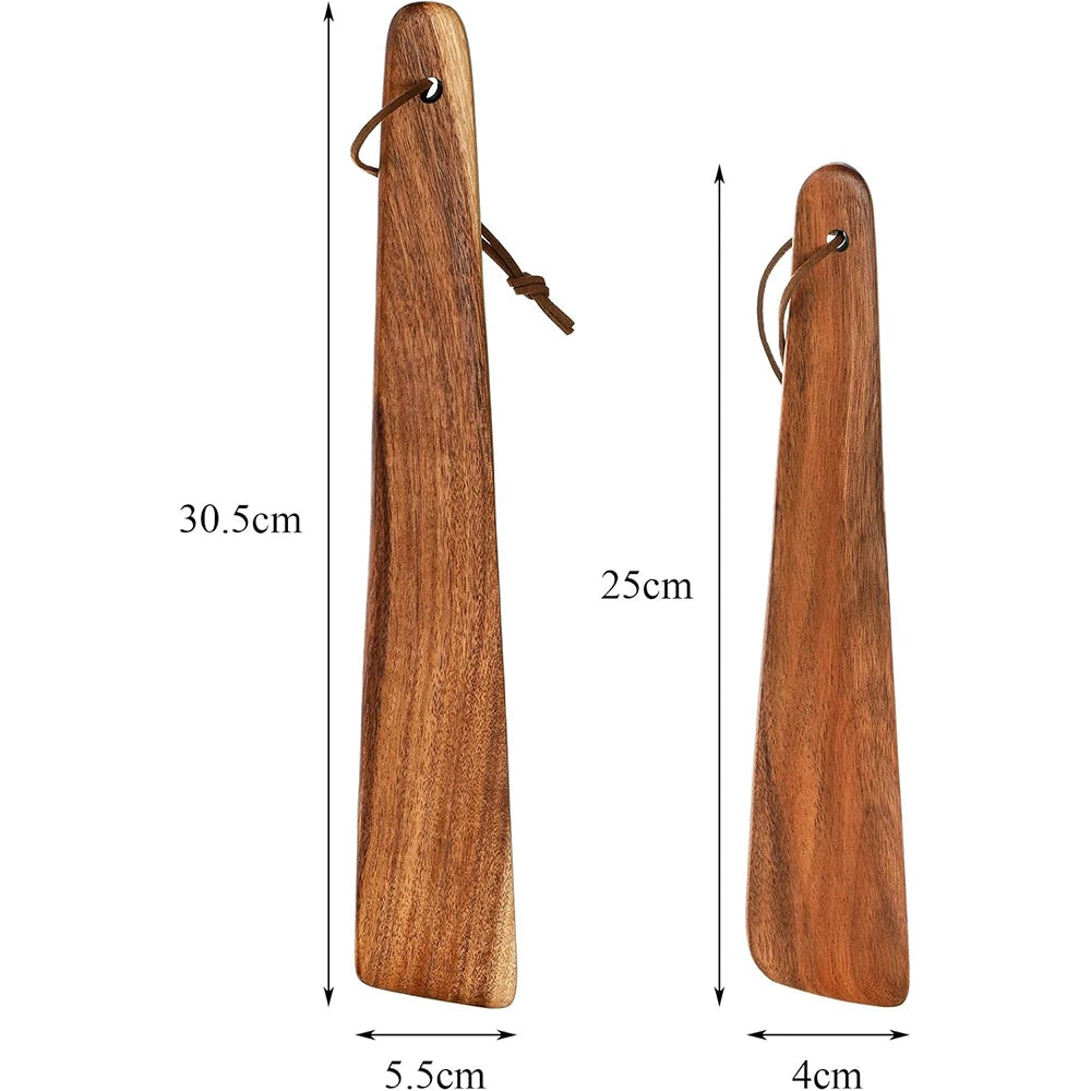 Acacia Wood Flat Cooking Spatula – Wooden Turner for Flipping & Scraping – Great for Nonstick Pans, Stir-Fries & Sautéing