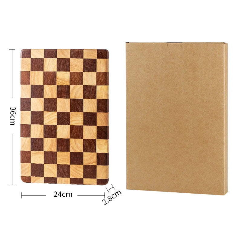 Rubber wood End Grain Cutting Board
